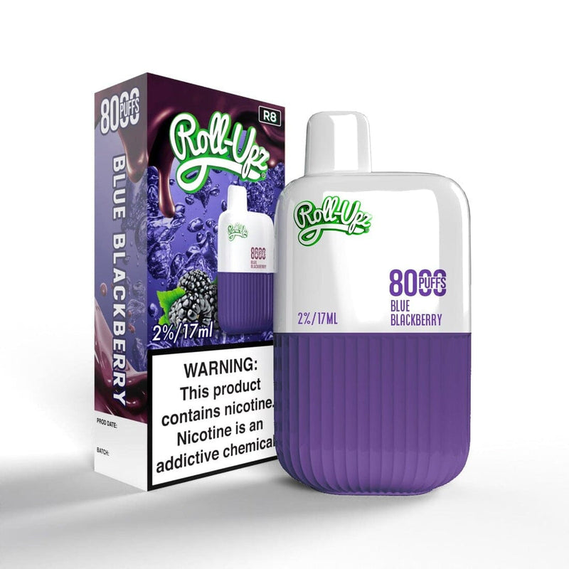 Juice Roll-Upz Disposable | 8000 puffs | 15mL - Blue Blackberry with packaging