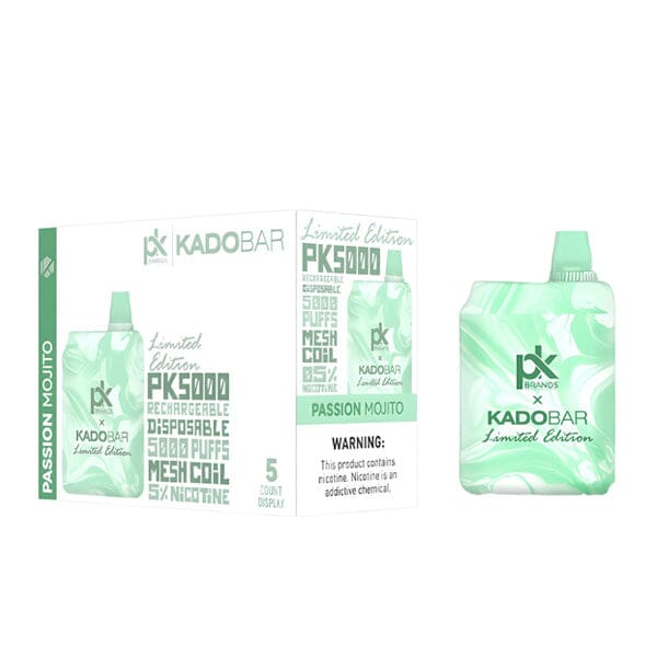 KadoBar X PK5000 Disposable | 5000 Puffs | 14mL | 5% Passion Mojito with packaging