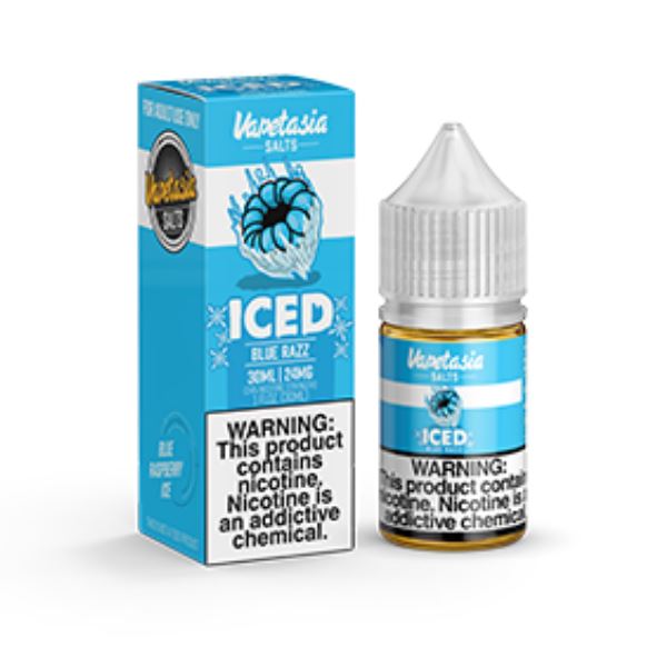 Killer Fruits Blue Razz Iced by Vapetasia Synthetic Salts 30ml with packaging