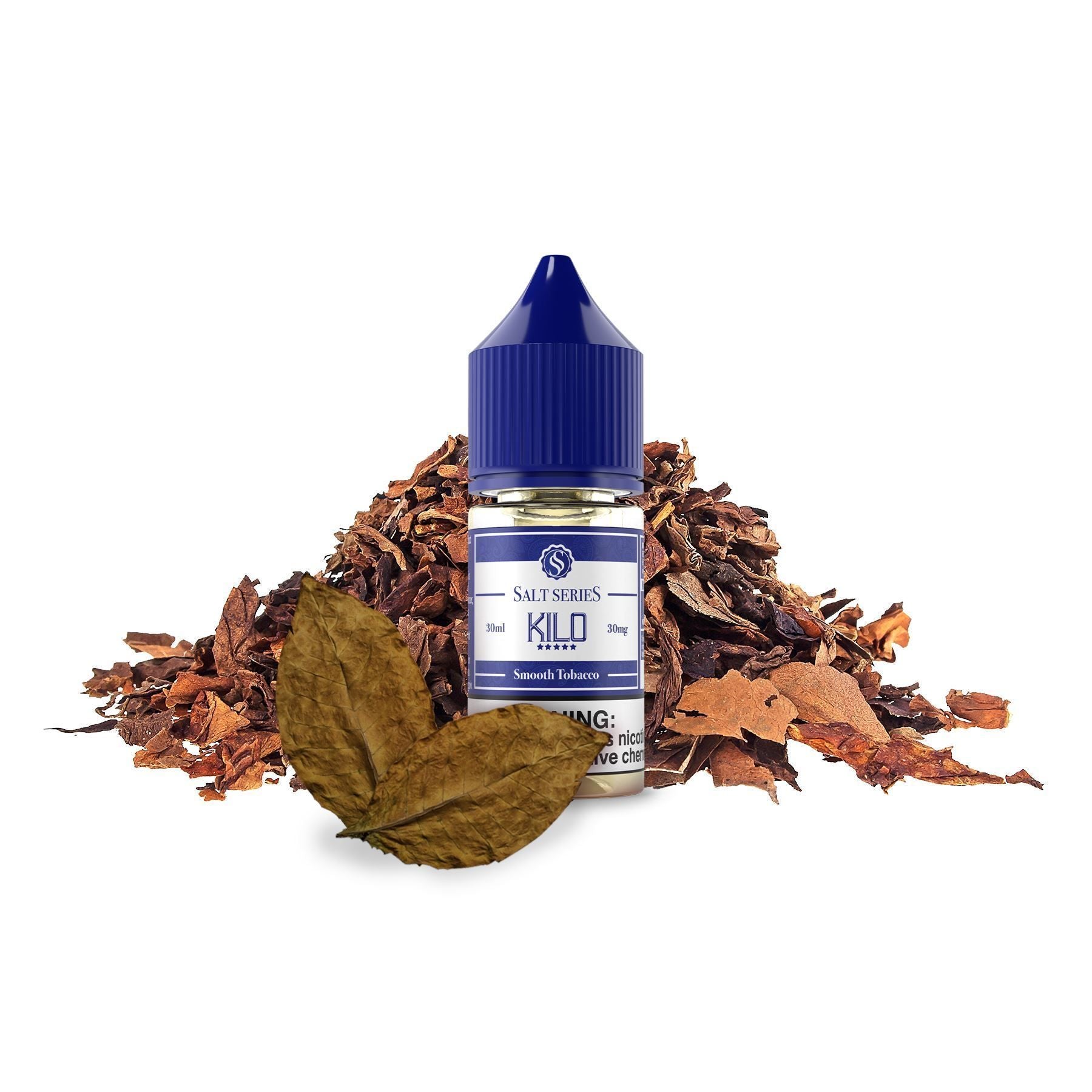 KILO SALT SERIES | Smooth Tobacco 30ML eLiquid bottle with background
