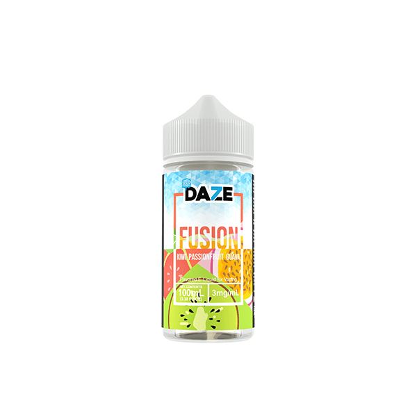 Kiwi Passion Guava Iced by 7Daze Fusion 100mL Bottle