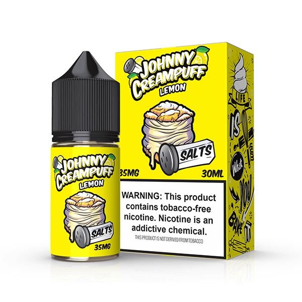 Lemon by Tinted Brew - Johnny Creampuff TFN Salts Series 30mL with Packaging
