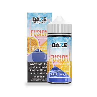 Lemon Passionfruit Blueberry Iced by 7 Daze E-Liquid 100mL with Packaging