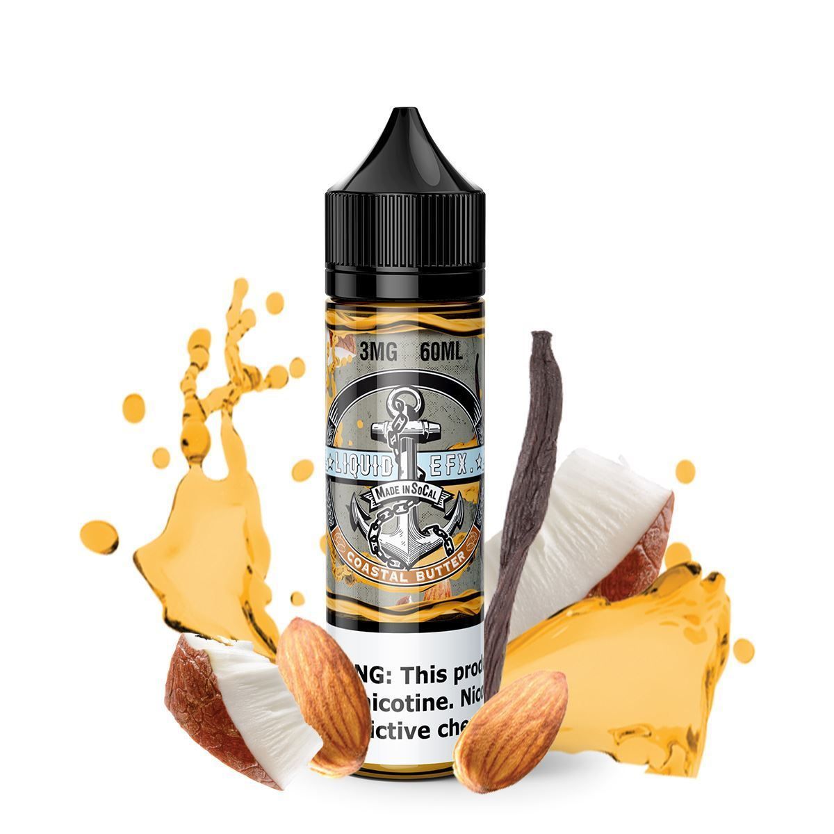 LIQUID EFX | Coastal 60ML eLiquid bottle with background