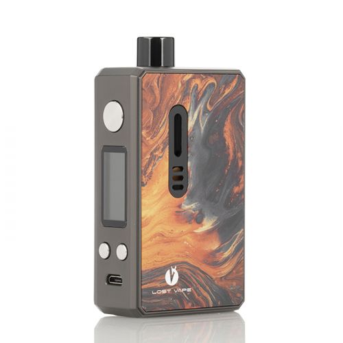 Lost Vape GEMINI Hybrid 80W Pod System gunmetal crater