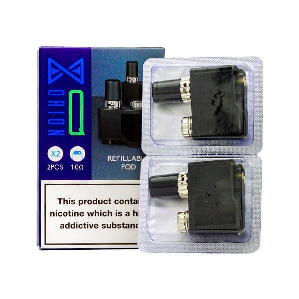 Lost Vape Orion Q Replacement Pods (Pack of 2) Refillable pods 1.0ohm with packaging