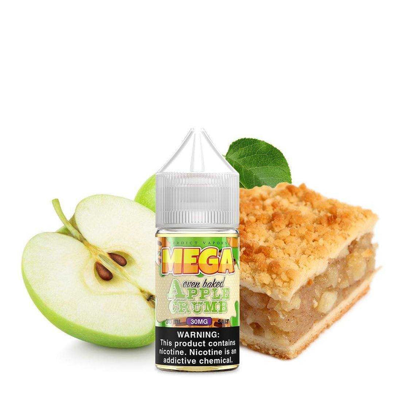 Apple Crumb by MEGA Salt 30ml with background