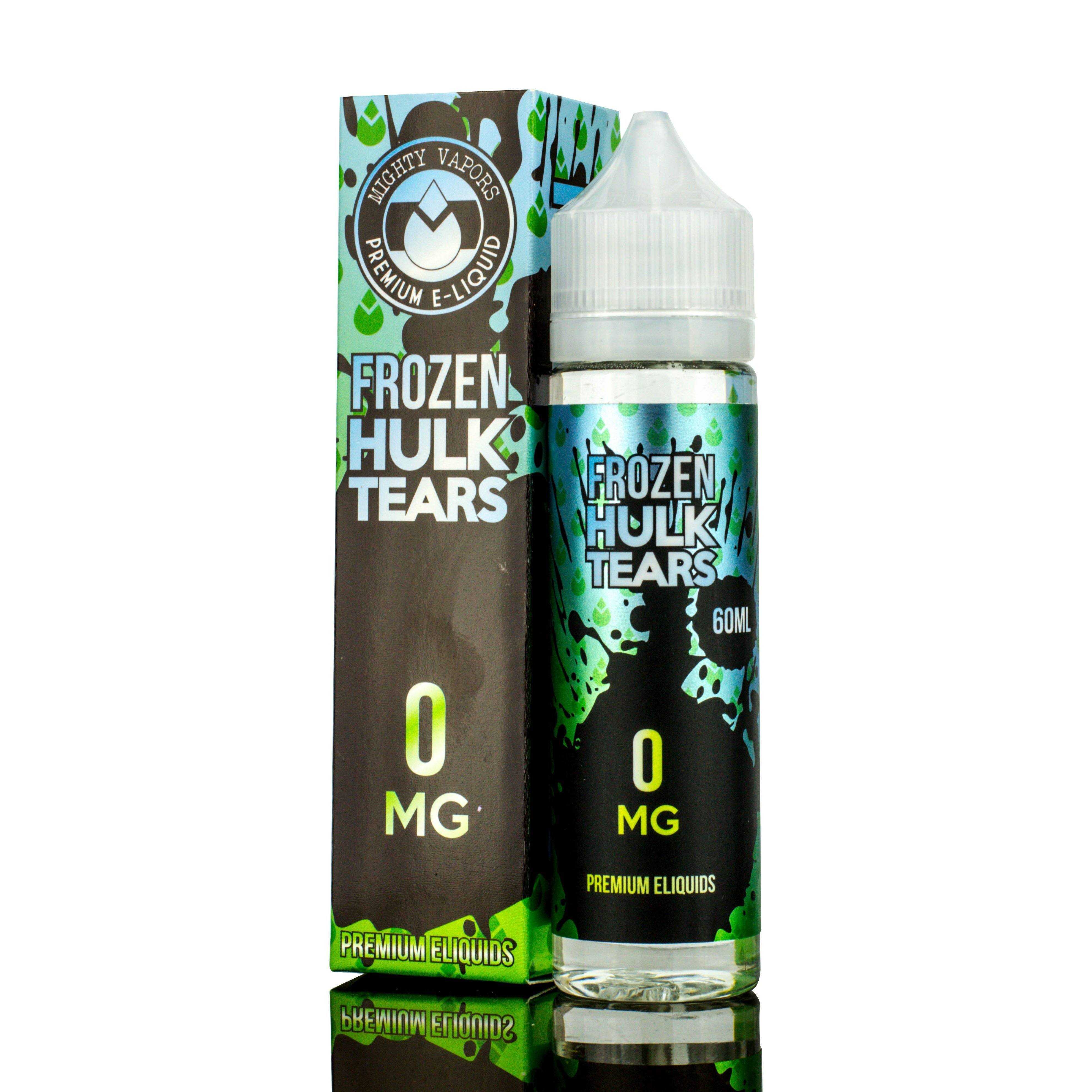 Frozen Hulk Tears by Mighty Vapors 60ml with packaging