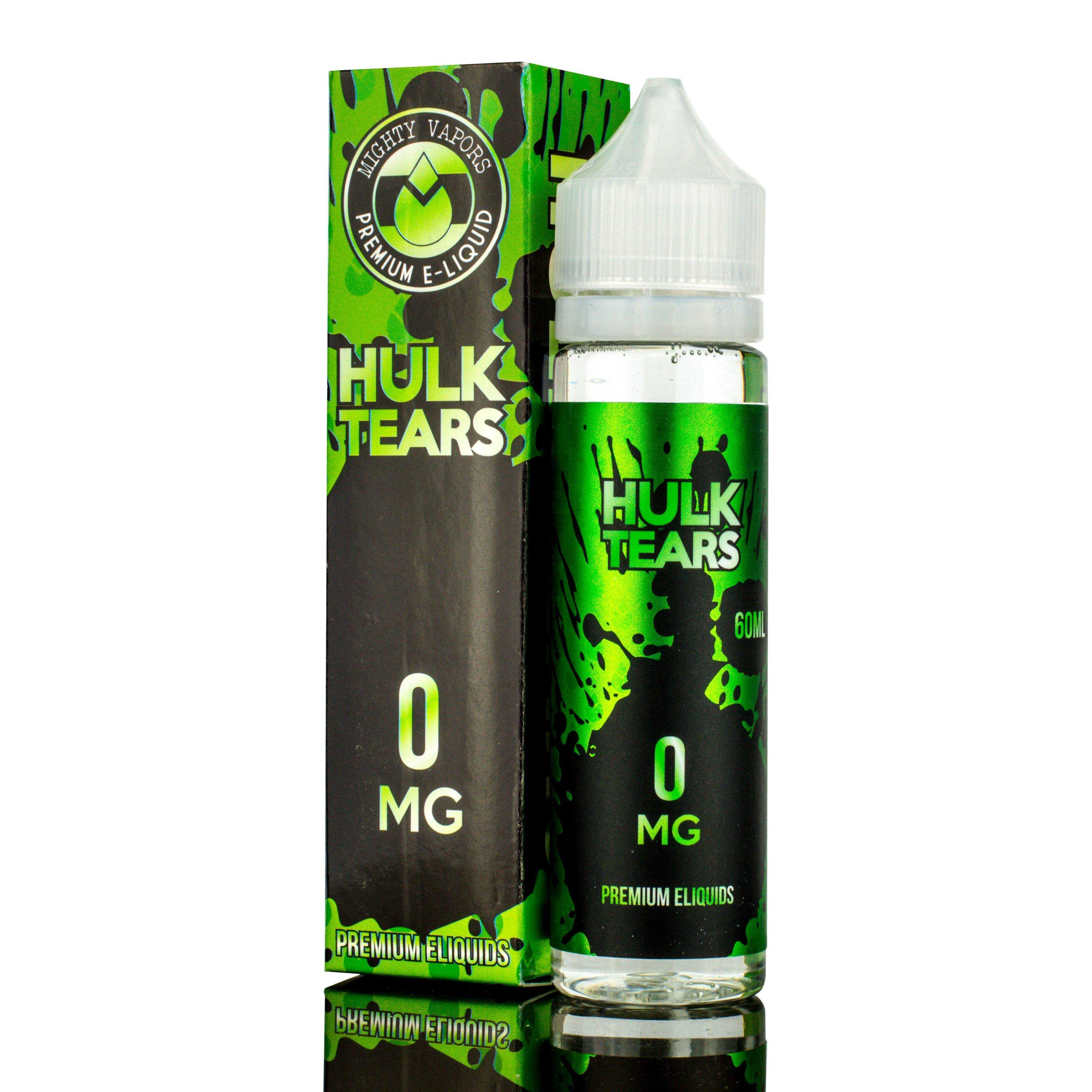 Hulk Tears by Mighty Vapors 60ml with packaging
