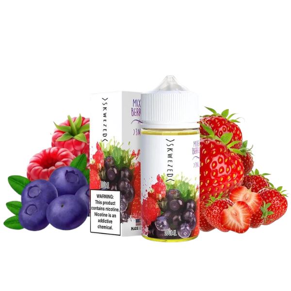 Mixed Berries by Skwezed 100ml with Packaging