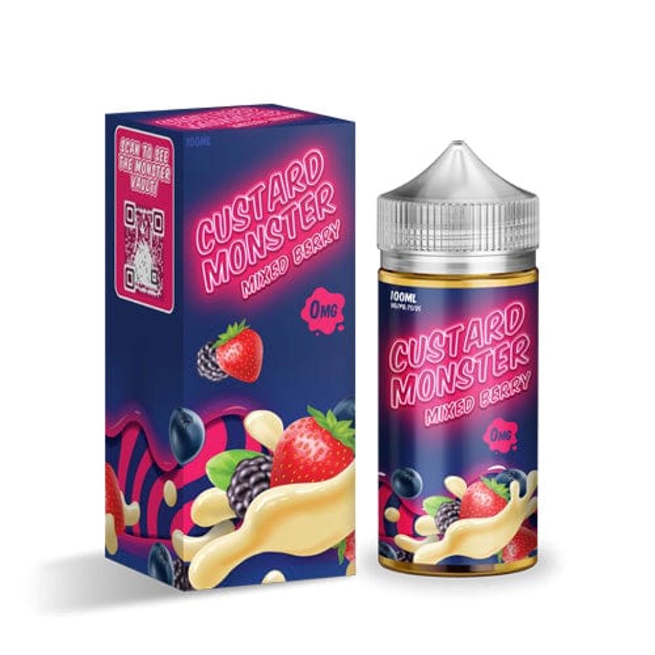 Mixed Berry by Custard Monster 100mL with Packaging
