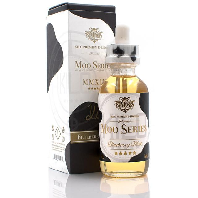 MOO | Blueberry Milk Eliquid with packaging
