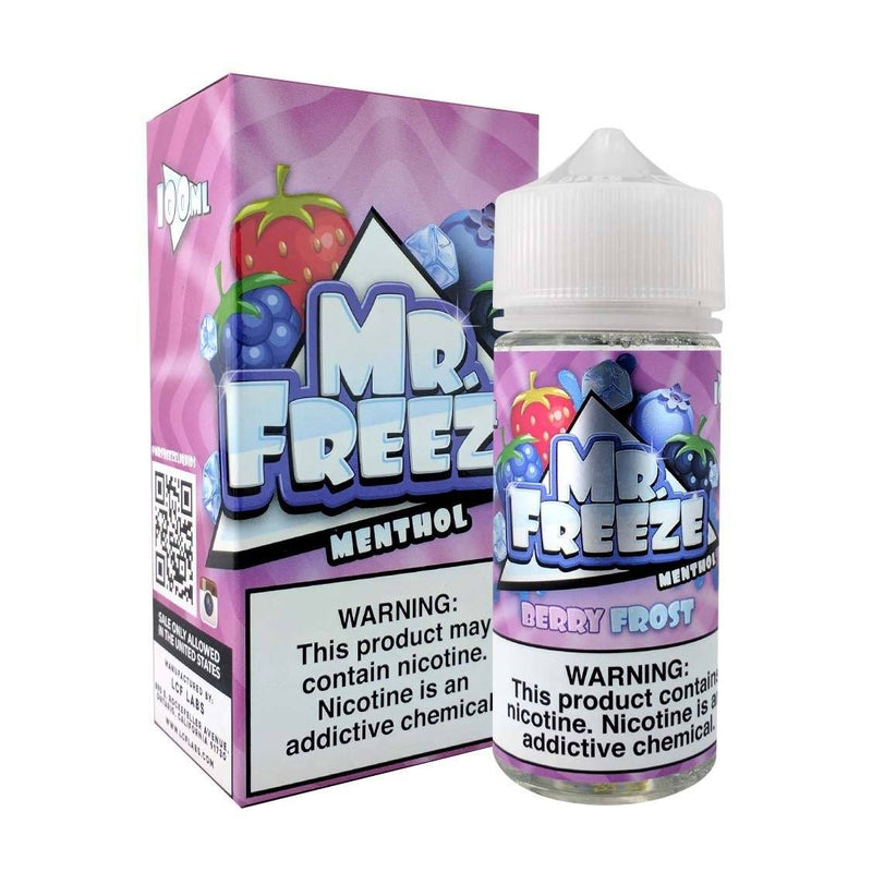 Berry Frost by Mr. Freeze Menthol 100ml with packaging