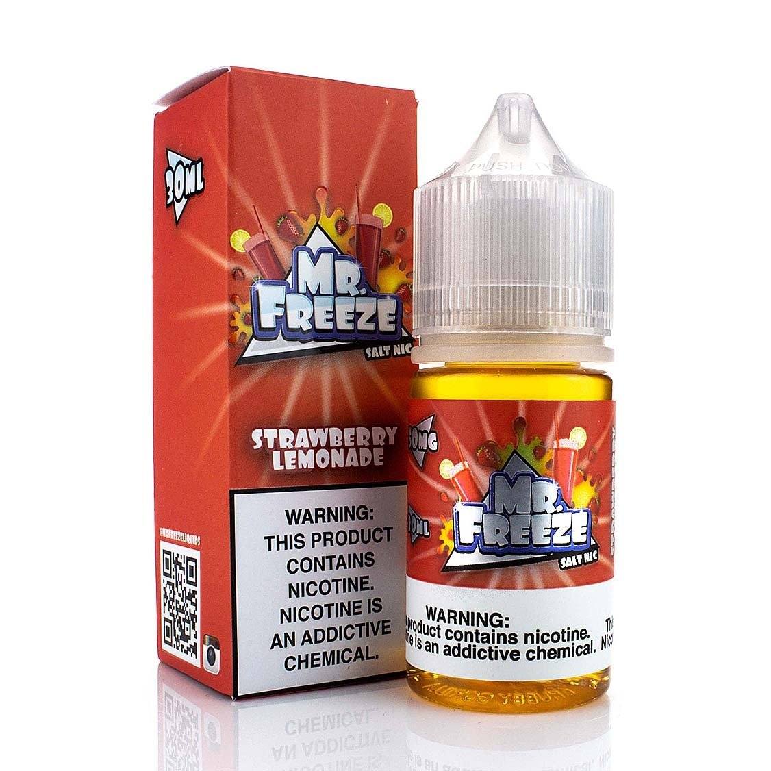Strawberry Lemonade by Mr. Freeze Salt Nic 30ml with packaging