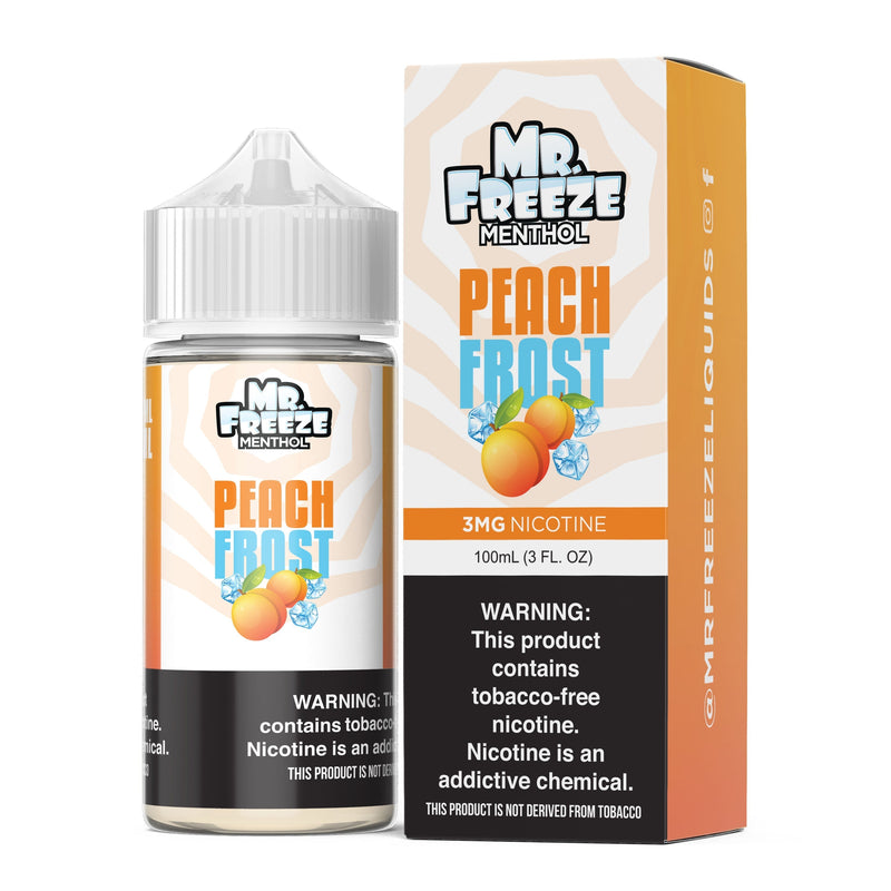 Mr. Freeze TF-Nic Series | 100mL - Peach Frost with Packaging