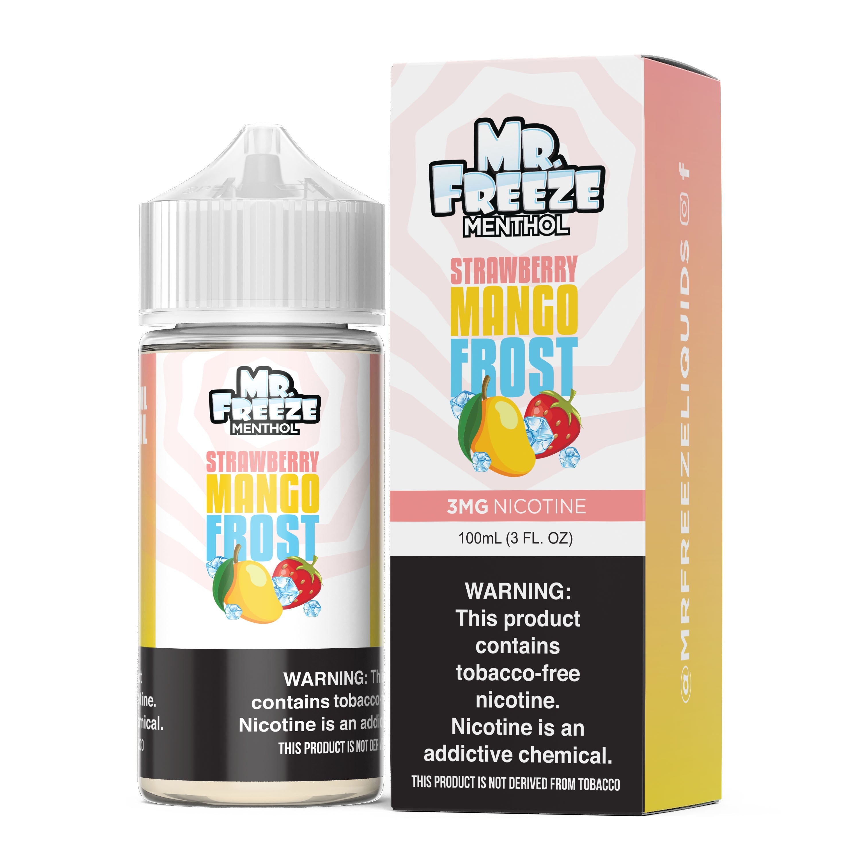 Mr. Freeze TF-Nic Series | 100mL - Strawberry Mango Frost with Packaging