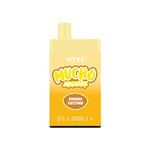 Mucho Hyve Disposable 5000 Puffs 12mL 50mg - Banana Custard