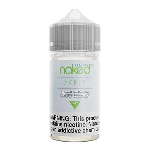 Apple Cooler by Naked 100 Menthol 60ml bottle