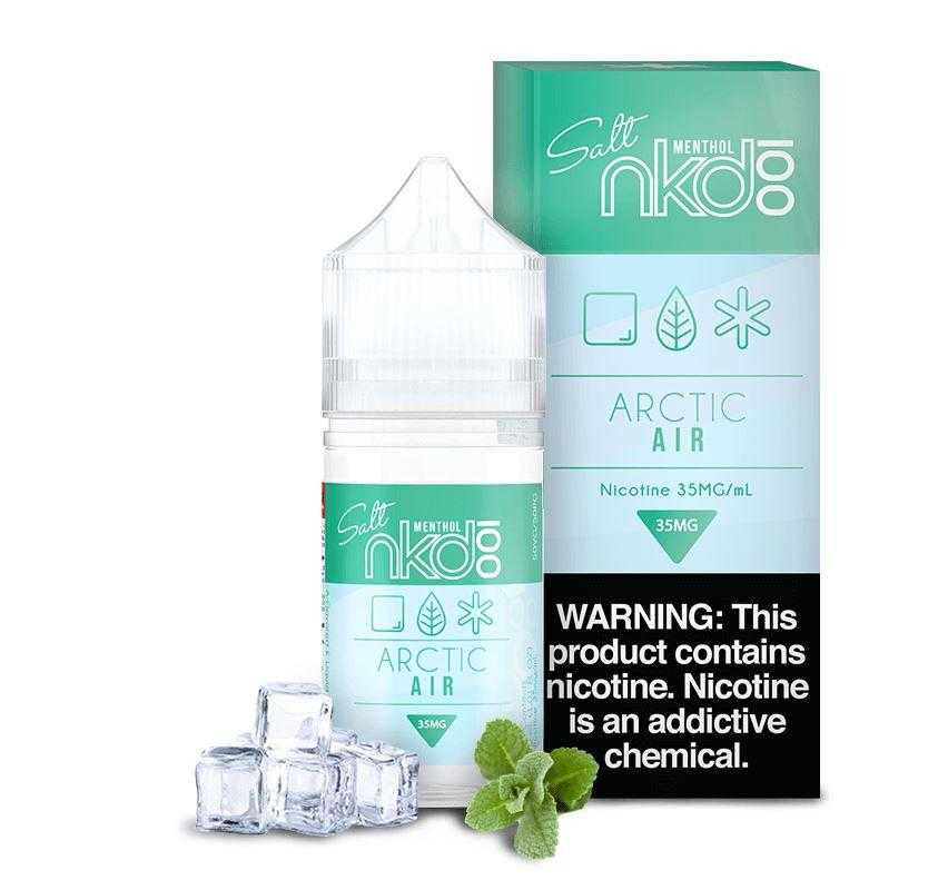 Naked Salt 30mL - Mint (Arctic Air) 35mg with packaging