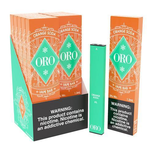 ORO Disposable | 300 Puffs | 1.3ml orange soda with packaging