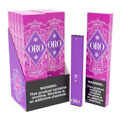 ORO Disposable | 300 Puffs | 1.3ml lush ice with packaging