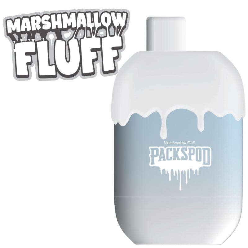 Packspod Disposable | 5000 Puffs | 12mL | 50mg - Marshmallow Fluff Sweet Cloud