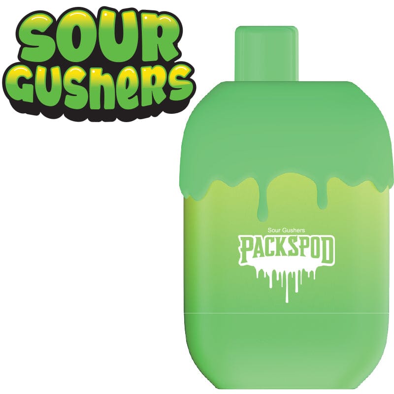 Packspod Disposable | 5000 Puffs | 12mL | 50mg - Sour Gushers Jungle Juice