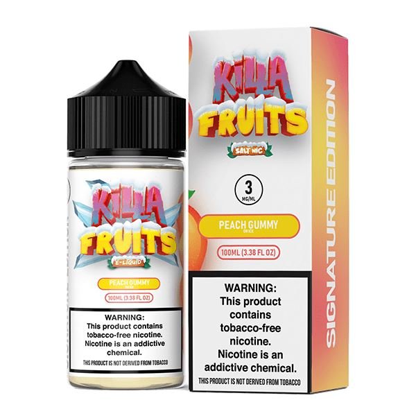 Peach Gummy on Ice by Killa Fruits Signature TFN Series 100mL with Packaging