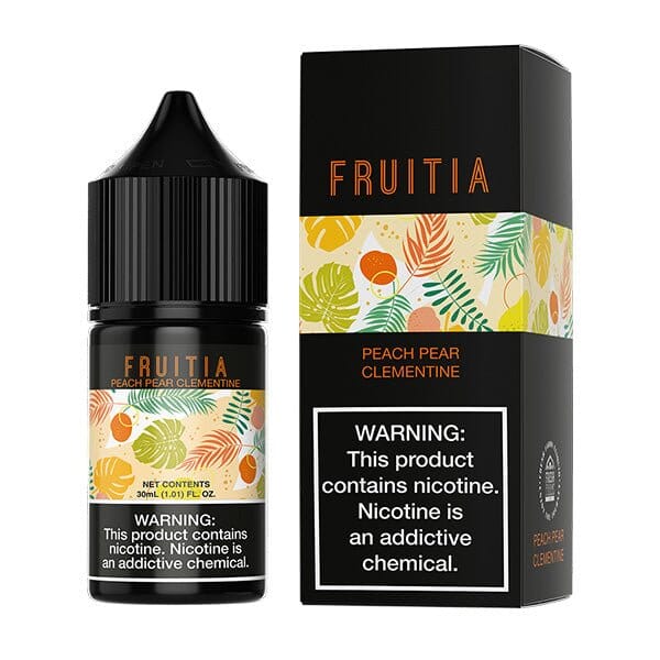 Peach Pear Clementine by Fruitia Salts 30ml with Packaging