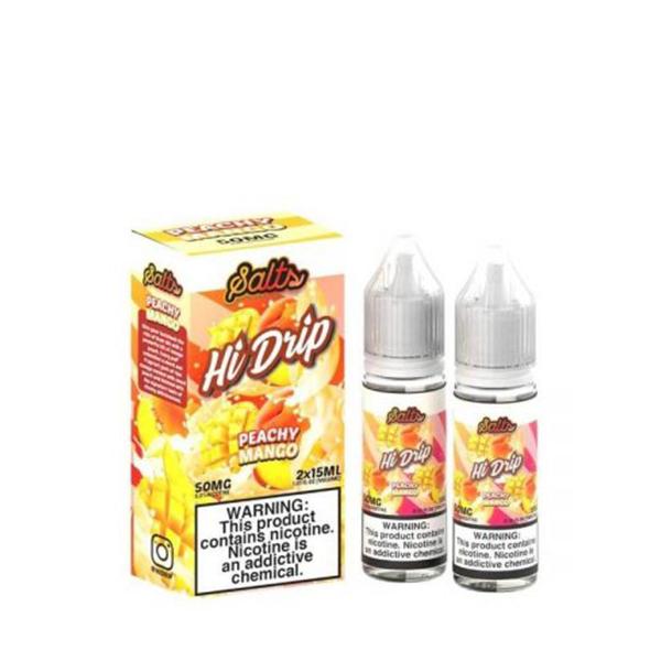Peachy Mango by Hi Drip Salts 30ML with packaging