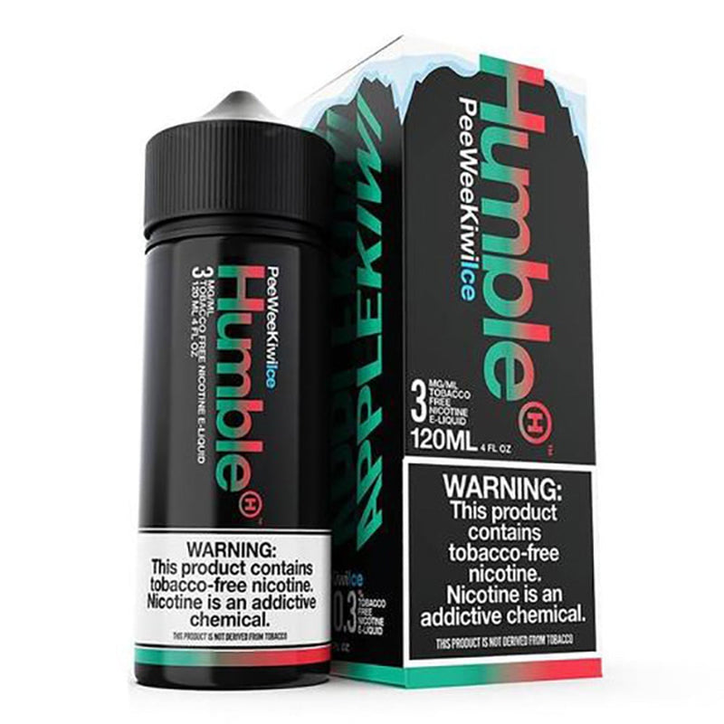Pee Wee Kiwi Ice Tobacco-Free Nicotine By Humble 120ML with packaging