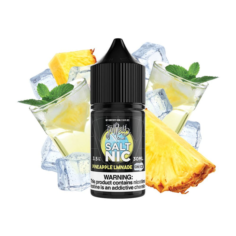 Pineapple Lmnade on Ice by Ruthless Salts 30ml with background
