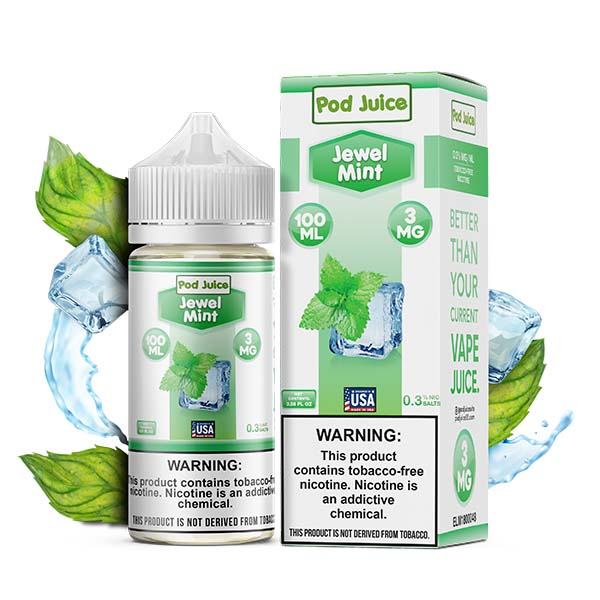 Jewel Mint by Pod Juice TFN Series 100mL with Packaging