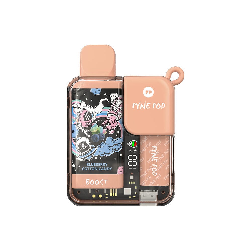 Pyne Pod Boost Disposable 8500 Puffs 10mL 50mg Blueberry Cotton Candy
