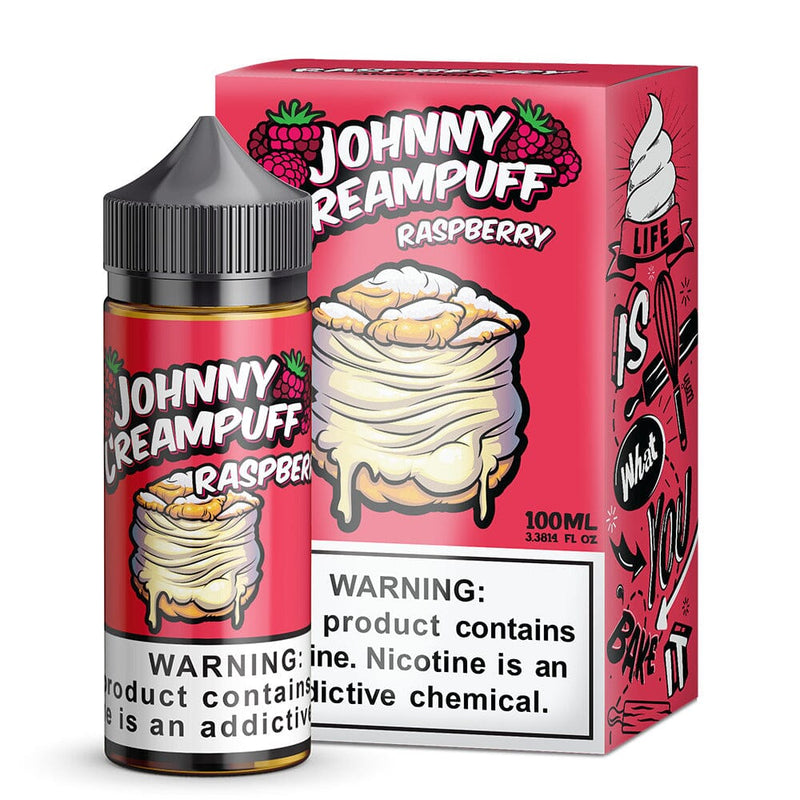 Raspberry by Tinted Brew - Johnny Creampuff TF-Nic Series 100mL with Packaging