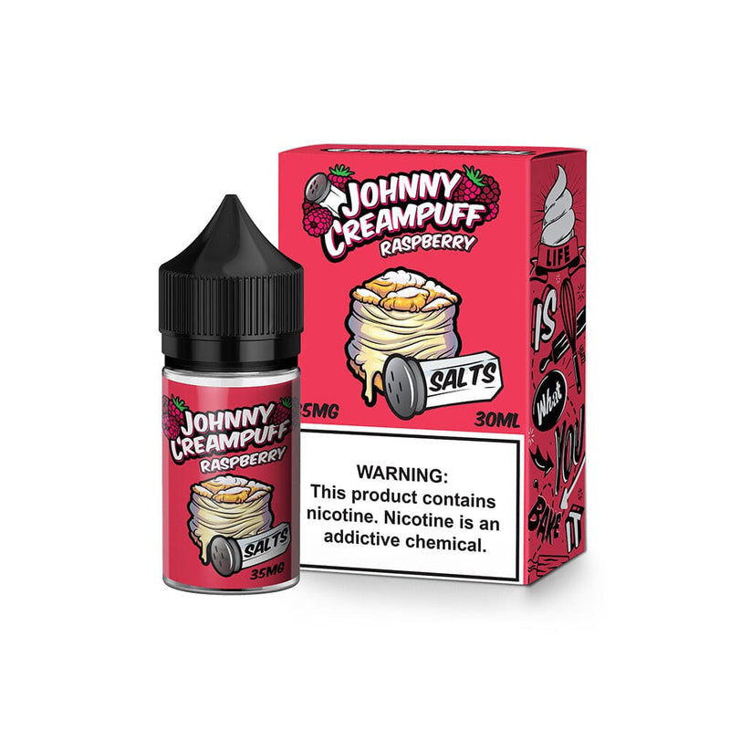 Raspberry by Tinted Brew - Johnny Creampuff TFN Salts Series 30mL with Packaging