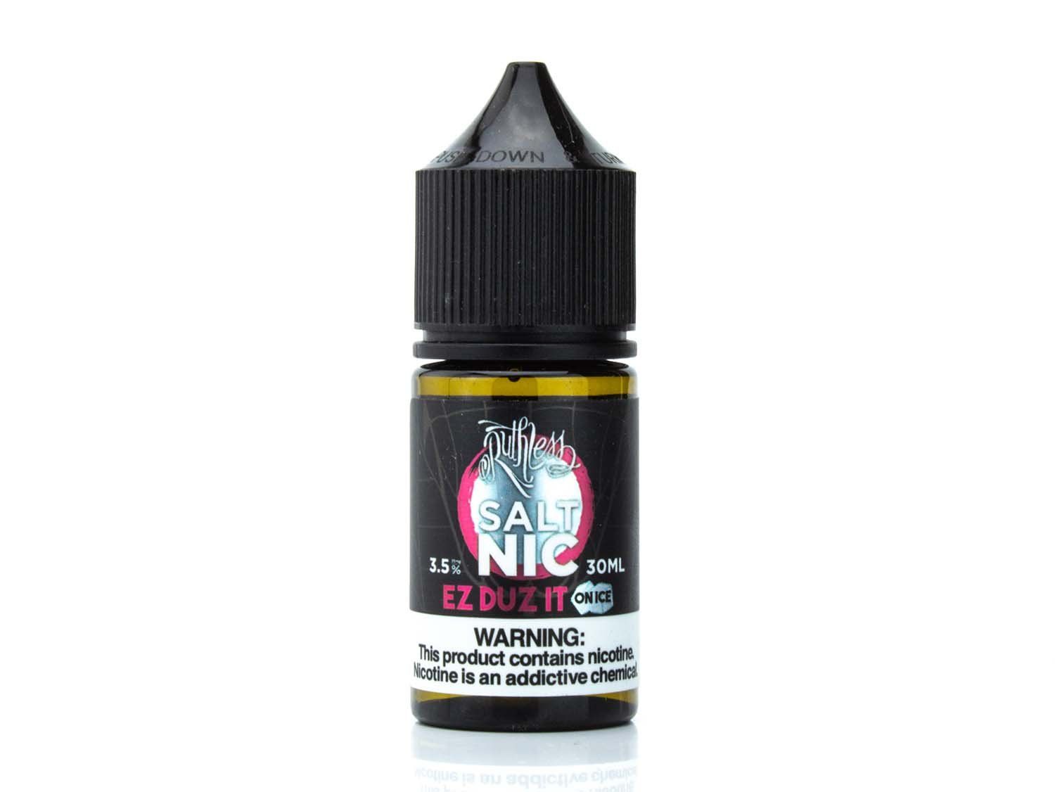 EZ DUZ IT on Ice Nicotine Salt by Ruthless 30ml bottle