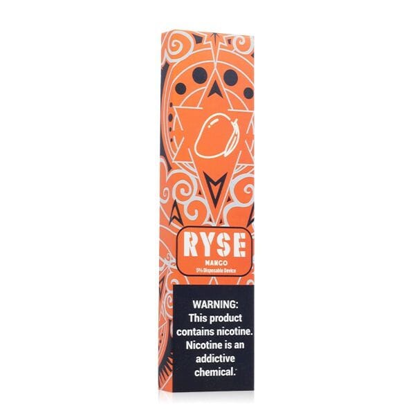 RYSE | Disposable E-Cigs mango packaging
