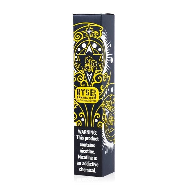 Ryse Max V2 Disposable E-Cigs (Individual) banana ice packaging