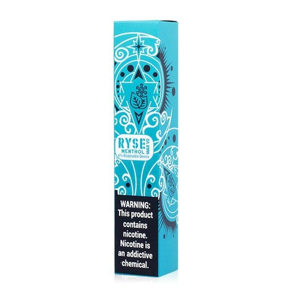 Ryse Max V2 Disposable E-Cigs (Individual) menthol packaging