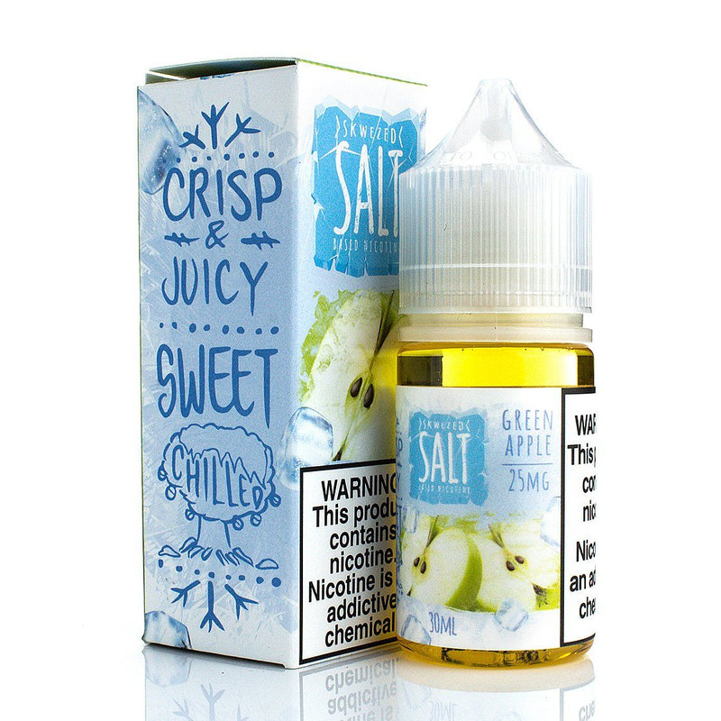  Green Apple Iced by Skwezed Salt 30ml with packaging