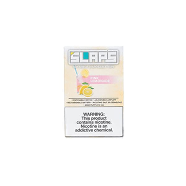 Slaps Disposable | 4500 Puffs - Pink Lemonade packaging