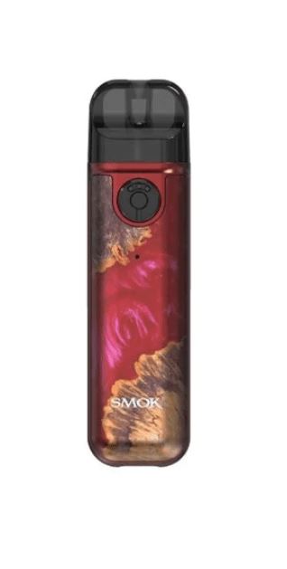 SMOK Novo 4 Mini Kit 900mAh red stabilizing wood