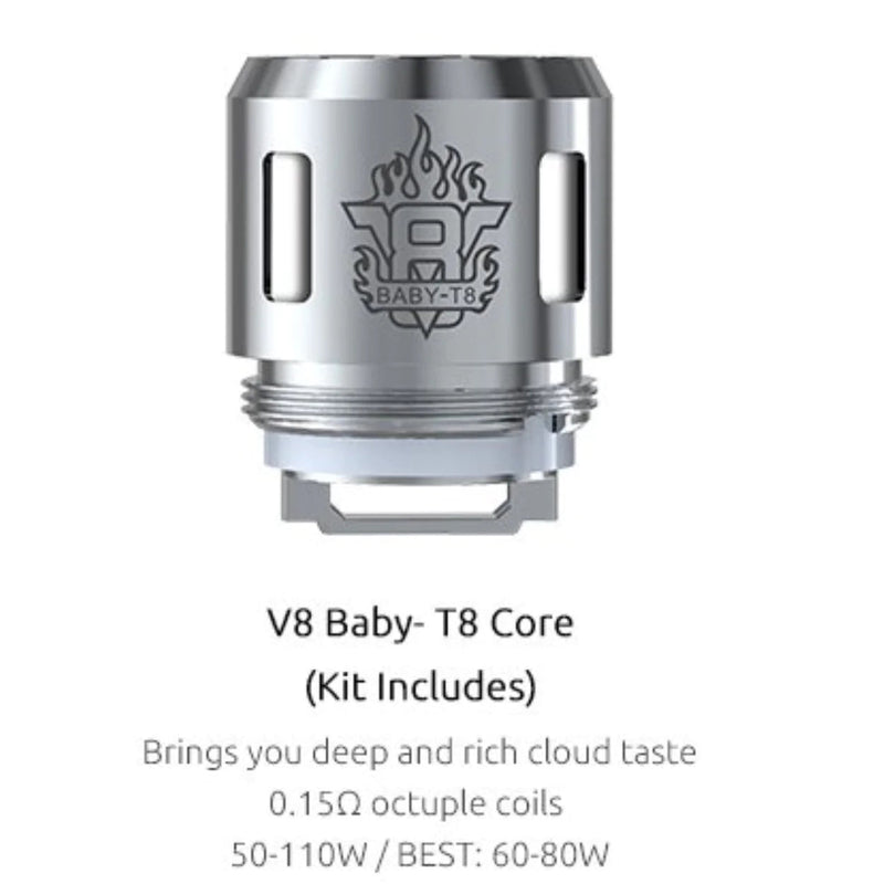 SMOK V8 Baby Prince Coils (Pack of 5) V8 Baby- T8 Core