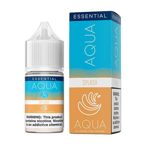 Splash by Aqua Essential Synthetic Salt Nic 30mL with packaging