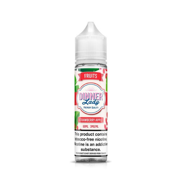 Strawberry Apple by Dinner Lady Synthetic Series E-Liquid bottle