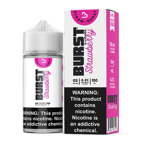 Strawberry by Burst Series 100ml with Packaging