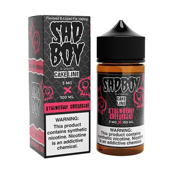 Strawberry Cheesecake by Sadboy E-Liquid 100ml with Packaging