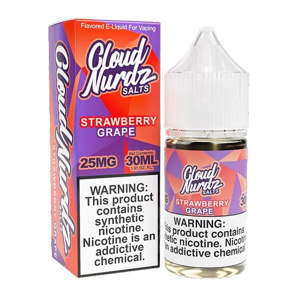 Strawberry Grape by Cloud Nurdz TFN Salt 30ml with packaging
