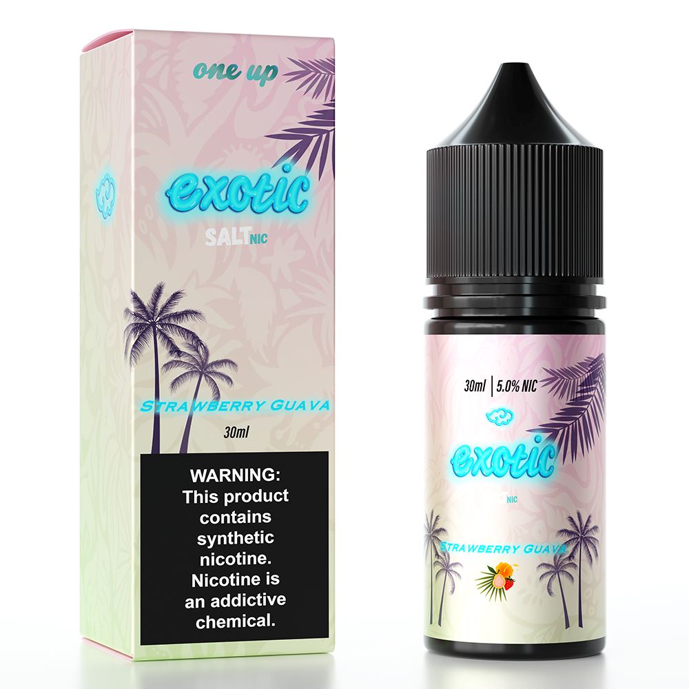 Strawberry Guava by One Up TFN Salt Series E-Liquid 30mL (Salt Nic)